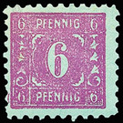 Time stamp series  - Germany / Sovj. occupation zones / Mecklenburg-Vorpommern 1946 - 6 Pfennig