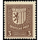 Time stamp series  - Germany / Sovj. occupation zones / West Saxony 1946 - 3 Pfennig