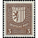 Time stamp series  - Germany / Sovj. occupation zones / West Saxony 1946 - 3 Pfennig