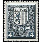 Time stamp series  - Germany / Sovj. occupation zones / West Saxony 1946 - 4 Pfennig