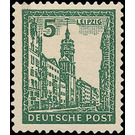 Time stamp series  - Germany / Sovj. occupation zones / West Saxony 1946 - 5 Pfennig