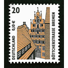 Time stamp series Tourist Attractions  - Germany / Federal Republic of Germany 2001 - 20 Pfennig