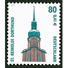 Time stamp series Tourist Attractions  - Germany / Federal Republic of Germany 2001 - 80 Pfennig