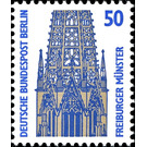Tower of the Freiburg cathedral - Germany / Berlin 1987 - 50