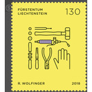 Trades and Crafts – II - Instrument Maker  - Liechtenstein 2018 - 130 Rappen
