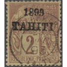 Type Alphée Dubois - Polynesia / Tahiti 1893 - 2