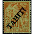Type Alphée Dubois - Polynesia / Tahiti 1893 - 20