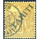 Type Alphée Dubois - Polynesia / Tahiti 1893 - 25