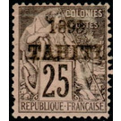 Type Alphée Dubois - Polynesia / Tahiti 1893 - 25