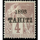 Type Alphée Dubois - Polynesia / Tahiti 1893 - 4