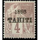 Type Alphée Dubois - Polynesia / Tahiti 1893 - 4