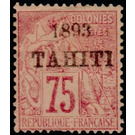 Type Alphée Dubois - Polynesia / Tahiti 1893 - 75