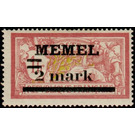 Type Merson - Germany / Old German States / Memel Territory 1920 - 2