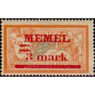 Type Merson - Germany / Old German States / Memel Territory 1921 - 3