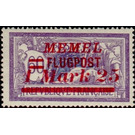 Type Merson - Germany / Old German States / Memel Territory 1922 - 1.25