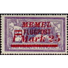 Type Merson - Germany / Old German States / Memel Territory 1922 - 1.25