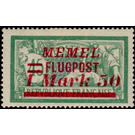 Type Merson - Germany / Old German States / Memel Territory 1922 - 1.50