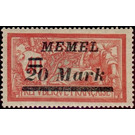 Type Merson - Germany / Old German States / Memel Territory 1922 - 20