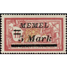 Type Merson - Germany / Old German States / Memel Territory 1922 - 5