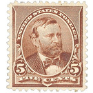 Ulysses S. Grant (1822-1885), 18th President of the U.S.A. - United States of America 1890