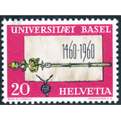 university  - Switzerland 1960 - 20 Rappen