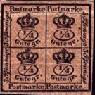 Value and crown - Germany / Old German States / Brunswick 1857