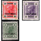 Value imprint in French currency - Austria / k.u.k. monarchy / Austrian Post on Crete Series