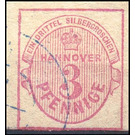 Value in oval - Germany / Old German States / Hannover 1853 - 3