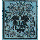 Value in shield - Germany / Old German States / Hannover 1851