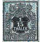 Value in shield - Germany / Old German States / Hannover 1856