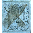 Value in Shield - Germany / Old German States / Oldenburg 1852