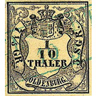 Value in Shield - Germany / Old German States / Oldenburg 1852