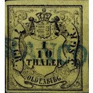 Value in Shield - Germany / Old German States / Oldenburg 1852