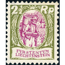 Various topics  - Liechtenstein 1927 - 2.50 Rappen