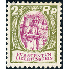 Various topics  - Liechtenstein 1927 - 2.50 Rappen
