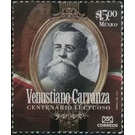 Venustiano Carranza(1859-1920), President, Death Centenary - Central America / Mexico 2020