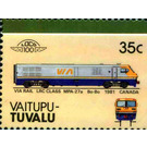 Via Rail LRC Class MPA-27a Bo-Bo 1981 Canada - Polynesia / Tuvalu, Vaitupu 1987