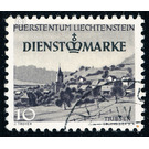 views  - Liechtenstein 1947 - 10 Rappen