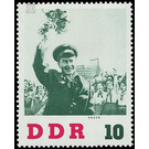 Visit of the Soviet cosmonaut German Titov  - Germany / German Democratic Republic 1961 - 10 Pfennig