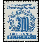 Volkssolidarität  - Germany / Sovj. occupation zones / West Saxony 1946 - 20 Pfennig
