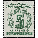 Volkssolidarität  - Germany / Sovj. occupation zones / West Saxony 1946 - 5 Pfennig