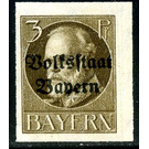 Volksstaat on Ludwig III - Germany / Old German States / Bavaria 1920 - 3