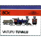 W.&A.R.R. General 4-4-0 1855 USA - Polynesia / Tuvalu, Vaitupu 1986