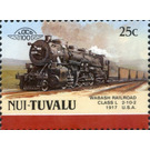 Wabash Railroad Class L 2-10-2 1917 USA - Polynesia / Tuvalu, Nui 1988