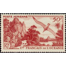 Wandering Albatross (Diomedea exulans) over Mooréa - Polynesia / French Oceania 1948 - 50