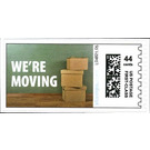 We're Moving, stack of three boxes - United States of America 2009