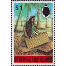 Weaving coconut screen (Overprint) - Micronesia / Gilbert Islands 1976 - 1