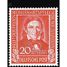 Welfare 1949 helper of humanity - Germany / Federal Republic of Germany 1949 - 20 Pfennig
