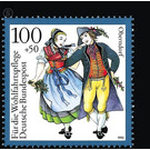 welfare: German national costumes  - Germany / Federal Republic of Germany 1993 - 100 Pfennig