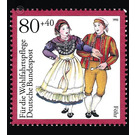 welfare: German national costumes  - Germany / Federal Republic of Germany 1993 - 80 Pfennig